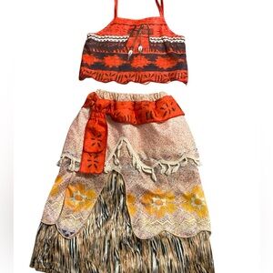 Disney Moana 2 piece costume 5/6